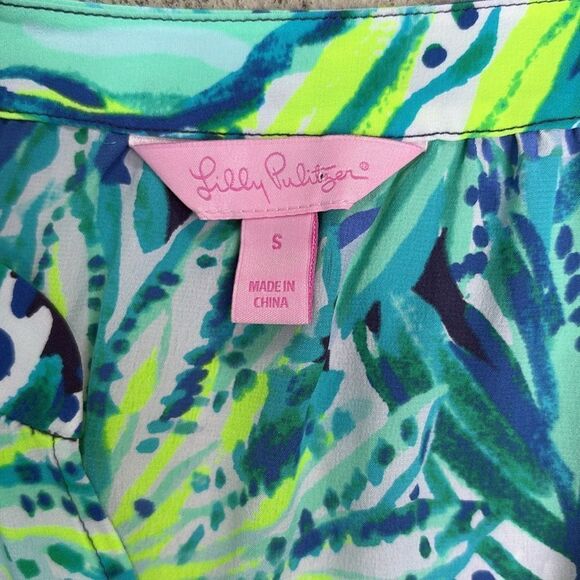 Lilly Pulitzer, Matilda silk top - Picture 4 of 5